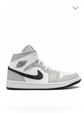 NIKE AIR JORDAN 1 MID WMNS “GREY FOG", 7